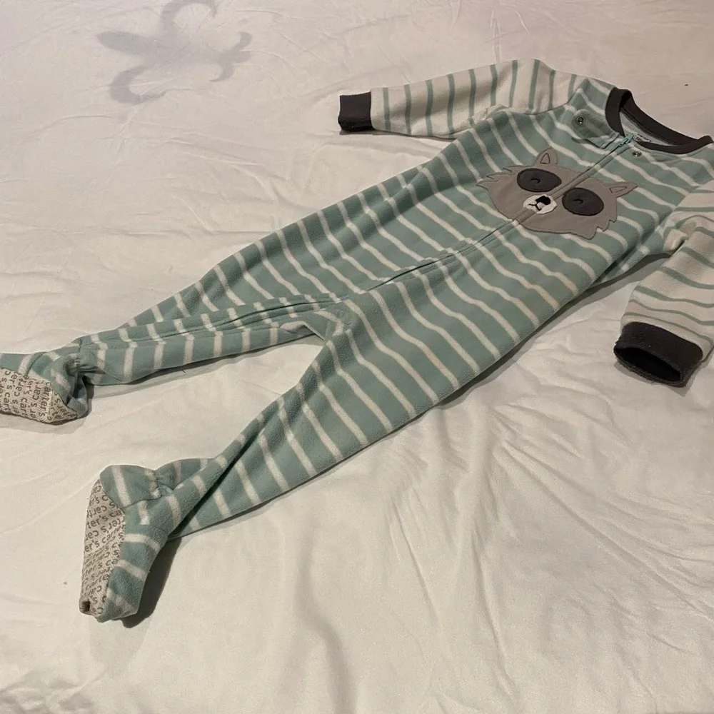 Carter’s fleece footie pajamas